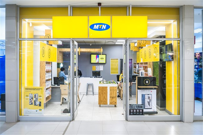 MTN store in a mall
