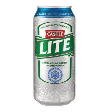 One of South Africa's most popular beer's: Castle Lite